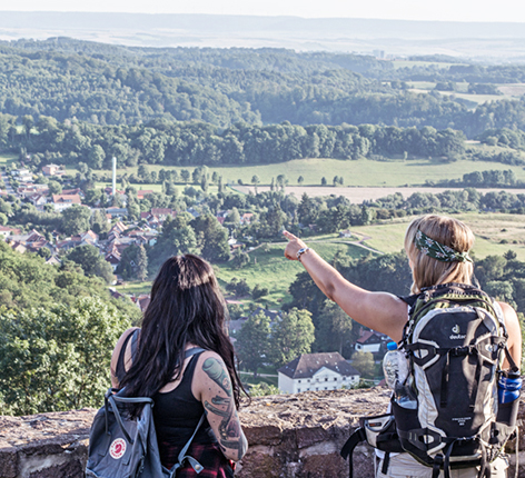 Tour 1: 10 km
Nordhausen - Netzkater - Burgruine Hohnstein - Ilfeld - Nordhausen